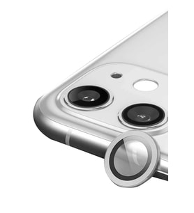 iPhone 11 Raze Metal Kamera Lens - Gümüş