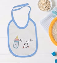 BK Kids Mavi Bebek Mama Önlüğü - Model 103