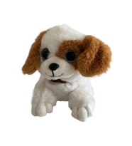 Havlayan Sevimli Peluş Köpek 25 Cm Yatan Köpek Peluş (Karışık)