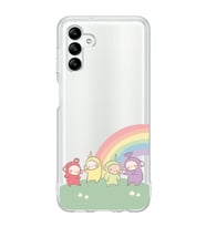 Samsung Galaxy A04S Uyumlu Teletubbies Desenli Şeffaf Telefon Kılıfı