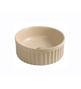EY-4715MK Mat Krem Tezgah Üstü Lavabo