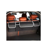 Oto Bagaj Organizeri Pratik Ve Ergonomik Araba Eşya Çantası Pratik Oto Bagaj Düzenleyici (Siyah)