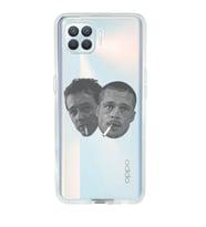 Oppo Reno 4 Lite Uyumlu Fight Club Desenli Şeffaf Telefon Kılıfı