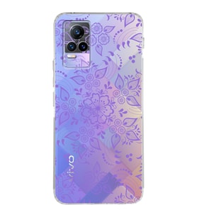 Vivo Y73 Uyumlu Kamera Korumalı Kapak Nostalji Desen Tasarımlı Şeffaf Silikon Kılıf