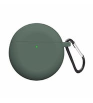 Microsonic Huawei FreeBuds 4 Mat Silikon Kılıf Koyu Yeşil