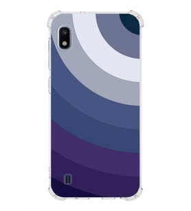 Samsung Galaxy A10  Köşe Korumalı Antişok Kapak Renk Cümbüşü Tasarımlı  Silikon Kılıf (Şeffaf)