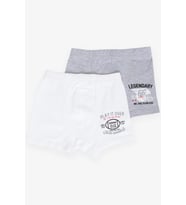 Breeze Erkek Çocuk Boxer 2 li Slogan Temalı Yazı Baskılı 1-13 Yaş, Karışık Renk