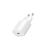 25W USB-C Hızlı Şarj Adaptörü PD Destekli Type-C Şarj Başlığı (Beyaz)
