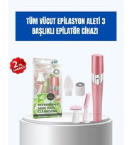 Pürüzsüz Cilt İçin Çok Fonksiyonlu Epilasyon Aleti