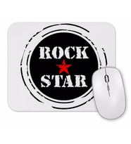Rock Star Kırmızı Yıldız Mouse Pad.jpg