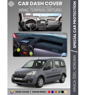 CITROEN BERLİNGO (2015-2020) Torpido Örtüsü Ön Göğüs Torpido Koruma Çatlamayı Engeller Tam Uyum
