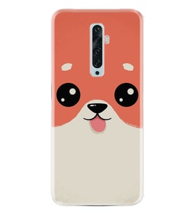 Oppo Reno 2Z 4 Lite 4 Pro 5 6 7 A31 Kılıf Desemli Silikon Sevimli Köpek 1731