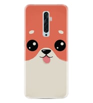 Oppo Reno 2Z 4 Lite 4 Pro 5 6 7 A31 Kılıf Desemli Silikon Sevimli Köpek 1731