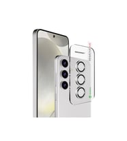GREENMNKY Buddıes Samsung S25 Uyumlu Kamera Lens Koruyucu (Silver) (Gümüş)