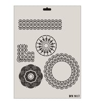 Rich Dantel Seri DN-917 Stencil 35x25 cm