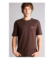 Defacto Mini Baskılı Kahverengi Genç Erkek T-Shirt G3210AX/BN192