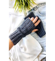 Trendy Parmaksız Eldiven (Antrasit)