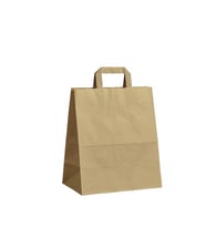 İçten Saplı Kraft Kağıt Çanta 25x30x14cm 50 ADET