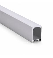 LED Kanal Alüminyum Profil Sarkıt Armatür 1 Metre Askılı Kasa 2184ÇT Pleksi Cam Kapaklı LED Işıklandırma Profil