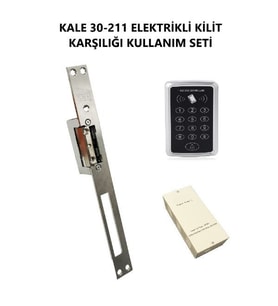 Kale 30-211 elektrikli kilit karşılığı kullanım seti