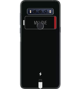 TCL 10 SE Kılıf Resimli Silikon Kılıf My Love 1402