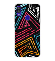 Xiaomi Redmi Note 7 Pro Uyumlu Kapak Eskitme Tasarımlı Şeffaf Silikon Kılıf
