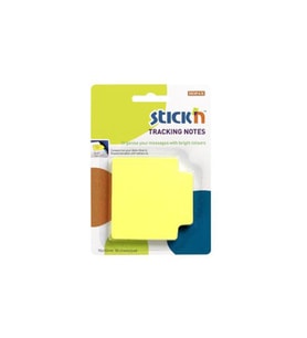 Hopax Stıckn Yapışkanlı Not Kağıdı Trackıng 50 Yaprak 70x70 Mm Fosforlu Sarı