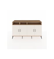 Kronos Konsol 6 Raflı 4 Kapaklı 176x59x99 Çam-Aytaşı/Çam