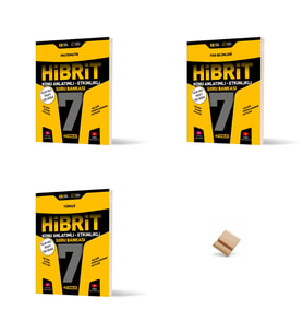 Hız 7. Sınıf Hibrit Matematik Fen ve Türkçe 3lü Set Etkinlikli Soru Bankası + Telefon Standı