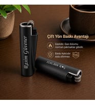 5 Farklı Renk Seçeneğiyle Kişiye Özel Clipper Metal Çakmak - Erkek Kadın Eşe Arkadaşa Sevgiliye Babaya Kişiye Özel Hediye