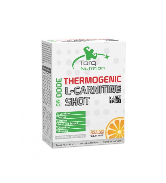 thermogenic l-carnitine shot Torq 3000Mg-20 Adet Karnitin Portakal Aromal Thermogenic L-Carnitine Shot 3000 MG
