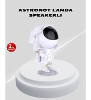 Mey İthalat® Astronot Yıldız Projeksiyon Lambası 8 Efektli Uzaktan Kumandalı Gece Işığı