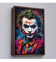 Çerçeveli Joker Tablosu (Beyaz)