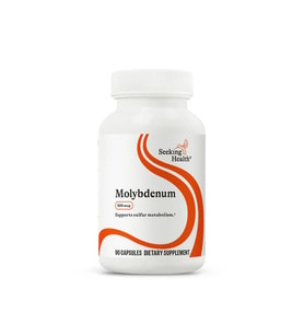 Seeking Health, Molibdeno, 500 mcg, 90 cápsulas