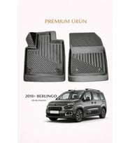 Citroen Berlingo Panelvan (Ön İki) 2018+ ile Uyumlu 3D Oto Paspas Premium