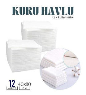 TransForMacion Tek Kullanımlık Kuru Havlu Çok Amaçlı 40X80 CM 12 Adet 718430