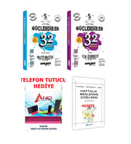 Ankara Yayıncılık 2025-2026 Müfredat 5 Sınıf Matematik - Fen Bilimleri Haftalık Çalışma Denemeleri (Çok Renkli)