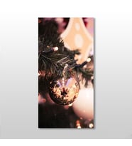 Noel Ağacı Süsü Kanvas Tablo 90x135cm (Karışık)
