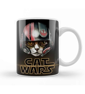 Star Cat Wars 019 Kupa Bardak Porselen