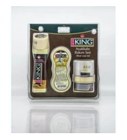 King Gold Ayakkabı Boyası Bakım Seti Siyah 60 ml +75 ml Likit + Cilalı Sünger