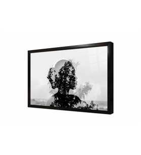 Tablosan Modern Tasarım Çerçeveli Cam Tablo