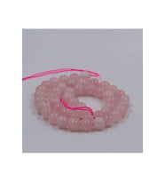 8 MM PEMBE KUVARS DOĞALTAŞ DİZİ