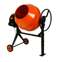 Elefant 180L Betoniyer Harç Karma Makinası (Turuncu-Sıyah)