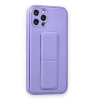 İphone 12 Pro Kılıf Co Deri Standlı Kapak - Koyu Lila