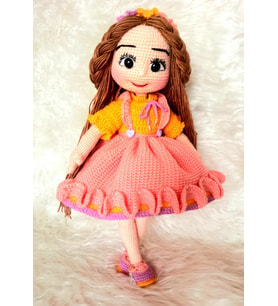 Sahra Bebek Amigurumi Organik Oyuncak