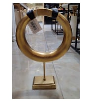 GOLD SİYAH  OVAL OBJE 27*8,5*36 CM