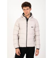 Maraton Regular Erkek Kapüşonlu Taş Rengi Mont