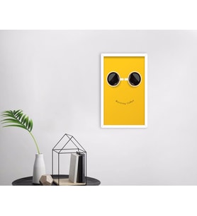 BK Home Coffee Tasarımlı Dekoratif Ahşap Beyaz Çerçeveli Tablo-6
