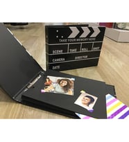 Klaket Tasarımlı Kendin Yap Fotoğraf Albümü Hediye Albümü