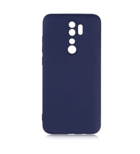 Xiaomi Redmi Note 8 Pro Kılıf Orj Lansman Serisi Pürüzsüz Esnek Kadife İç Kısım (Lacivert)